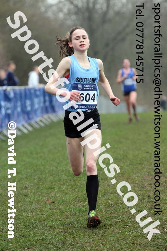 Womens under-20s Inter Counties Cross Country, Prestwold Hall, Loughborough. Photo: David T. Hewitson/Sports for All Pics